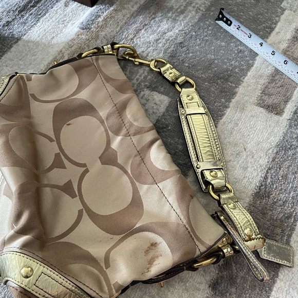 Accepting Offers! Gold COACH TOTE BAG - Picture 9 of 13